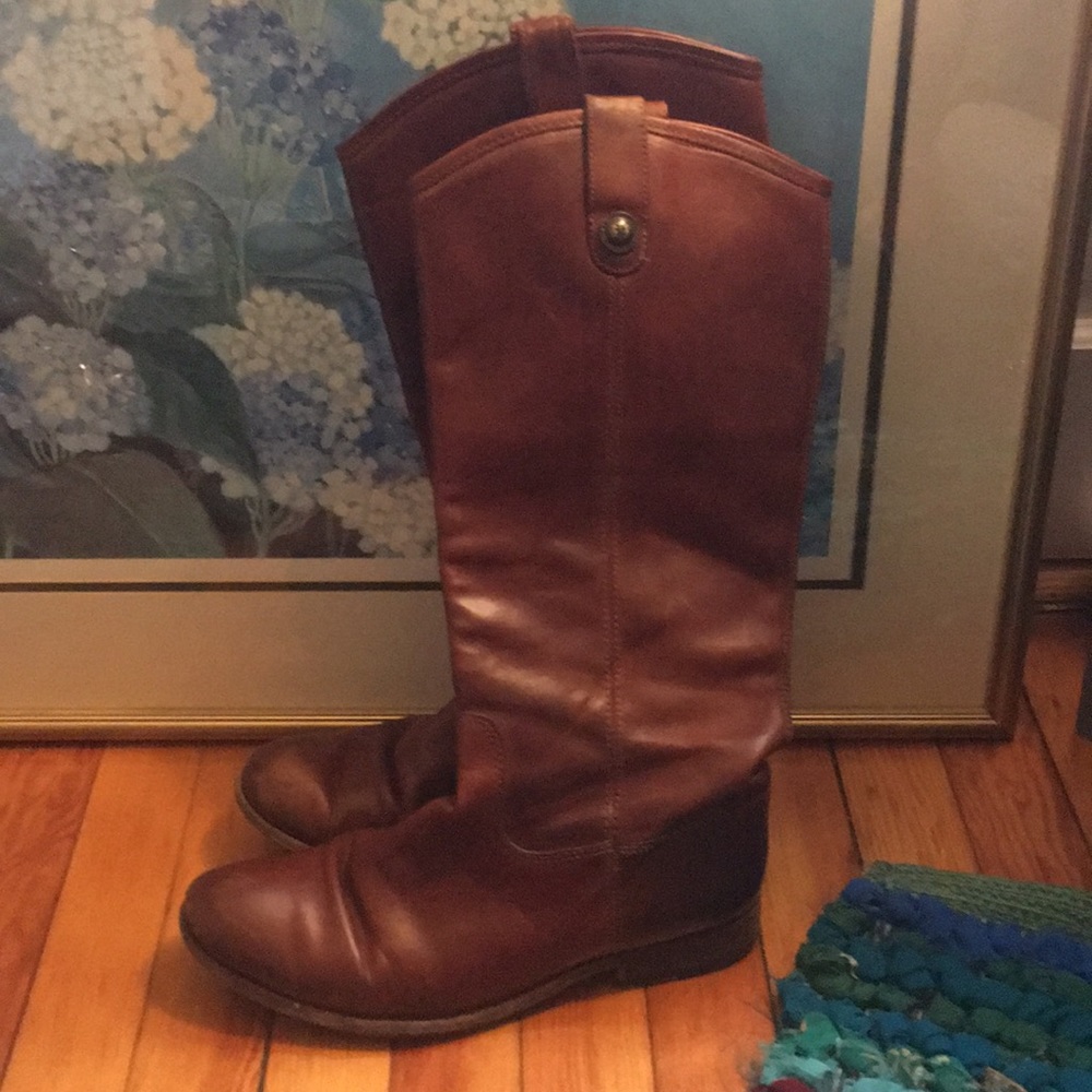 Frye Melissa Boot brown size 9, similar to Campus Frye Boot - Picture 2 of 6